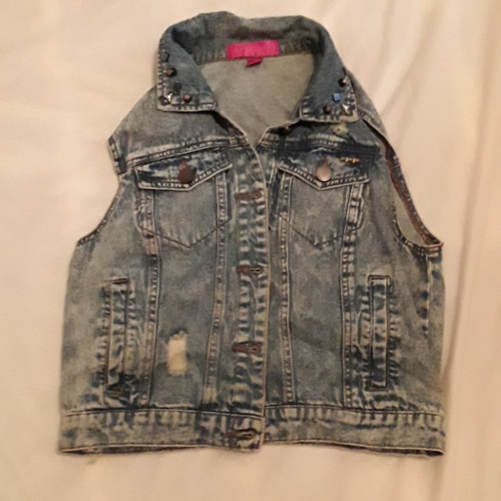 Skull Jean vest